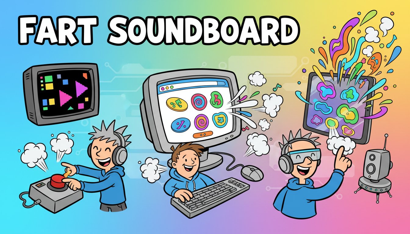 Evolution of fart soundboards through digital history